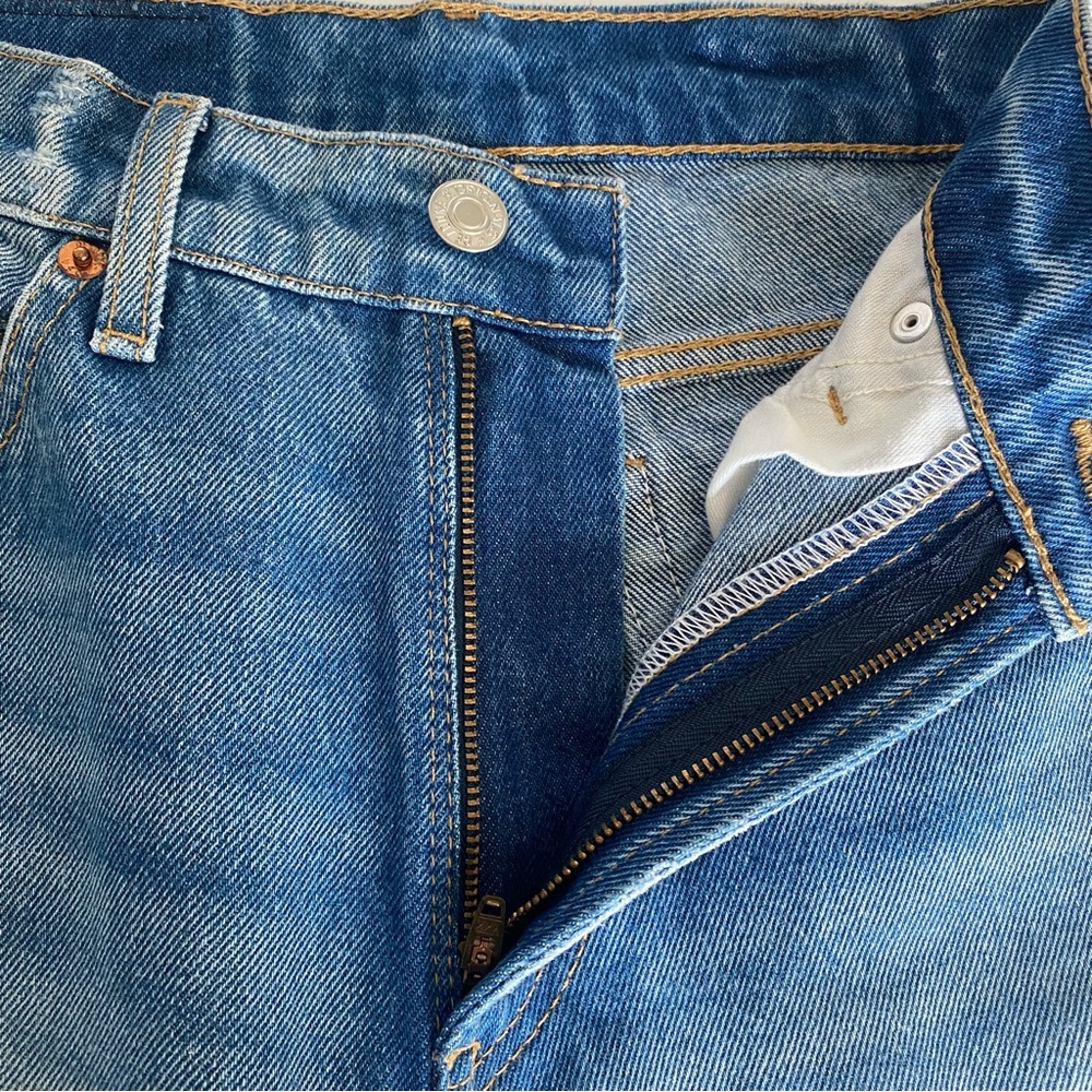 Re/Done 70s Raw Hem Crop Bootcut Jeans - Size‎ 26 NWOT - Picture 4 of 13